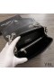 Yves Saint Laurent Kleine Loulou Chain Bag In Y-Matelasse-Leder Schwarz/Silber