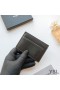 Yves Saint Laurent Kleine Monogramm Card Case In Glattleder Schwarz