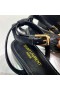 Yves Saint Laurent Tribute Flache Sandalen Mit Geschmeidigen Leder-Schwarz
