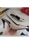 Yves Saint Laurent Vesper Slingback Pumps In Patent Leder Apricot