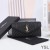 Yves Saint Laurent Großen Umschlag-Klappe Brieftasche In Der Mixed-Grained Matelasse-Leder Schwarz/Gold