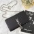 Yves Saint Laurent Medium Kate Chain Bag mit Quaste In Genarbtem Leder Schwarz/Silber