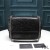 Yves Saint Laurent Medium Niki Chain Bag In Gefältelt Und Gesteppte Leder Schwarz/Silber