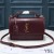 Yves Saint Laurent Medium Sunset Satchel In Smooth Leather Burgundy/Gold