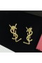 Yves Saint Laurent Opyum Σκουλαρίκια Σε Σκοινί Μετάλλων Σε Χρυσό