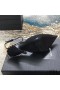 Yves Saint Laurent Εσπερινός Slingback Γόβες Σε Τουίντ και Δέρμα με Σφεντόνα Αλυσίδες Μαύρο/Χρυσό