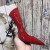 Yves Saint Laurent Opyum Pumps In Patent Leather with Black Heel Red